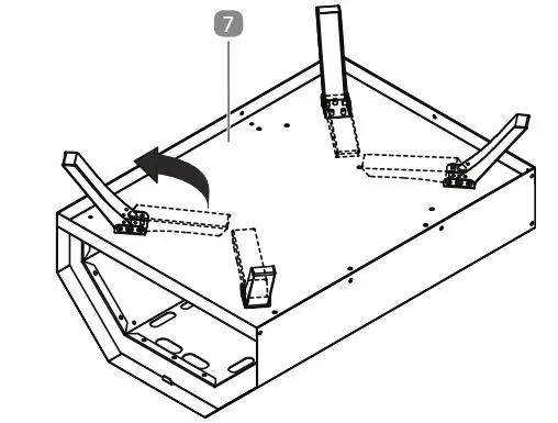 ALDI PO-001 Table Top Pizza Oven Instruction Manual - Turn the oven body upside down