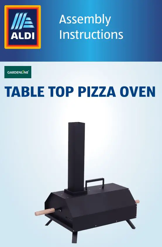 ALDI PO-001 Table Top Pizza Oven Instruction Manual