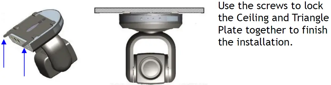 HuddleCamHD HC20X USB 3.0 PTZ Camera Ceiling Mount 3