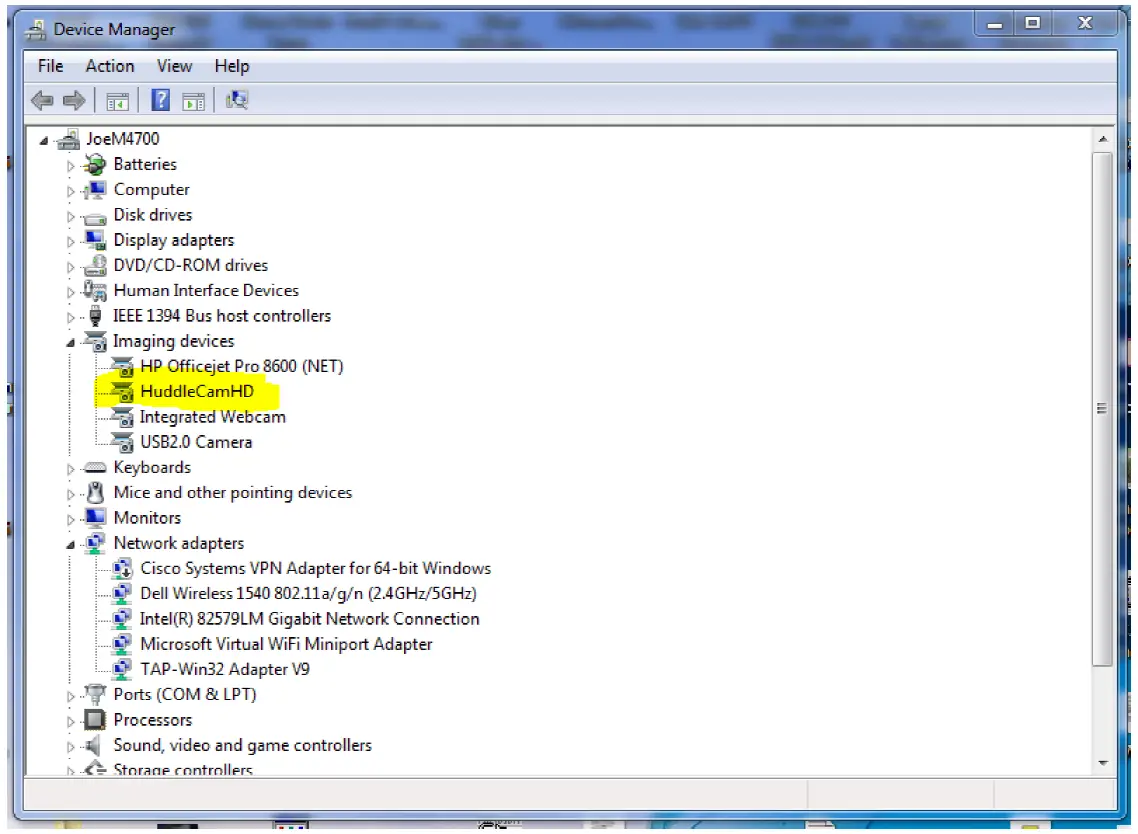 HuddleCamHD HC20X USB 3.0 PTZ Camera example