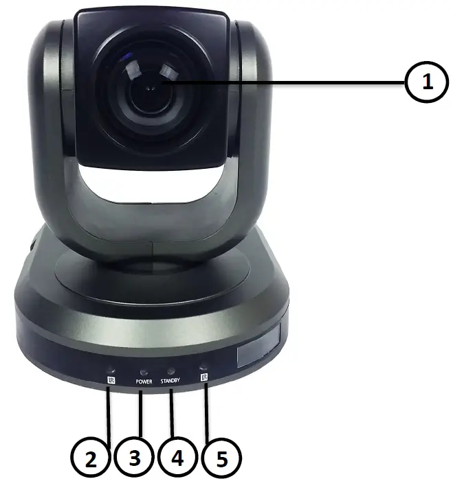 HuddleCamHD HC20X USB 3.0 PTZ Camera front view