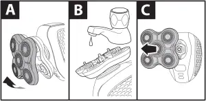 REMINGTON XR1500 RX5 Men Electric Head Shaver overview ABC
