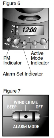 Homedics WC-200 Indoor Wind Chimes Envirascape Tranquil Chimes - Setting the Clock