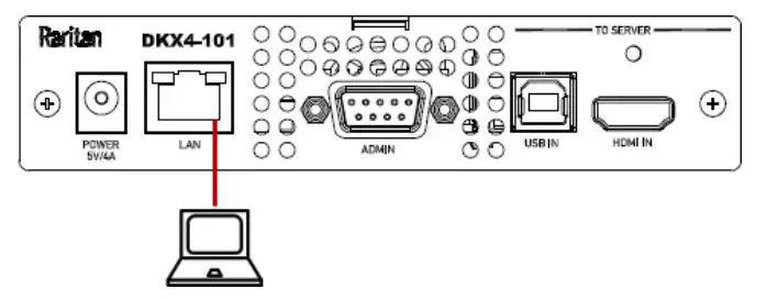 Raritan KX IV 101 Ultra High Performance 1 Port 4K Switch - Re-connect the Dominion KX IV 101 to the LAN after initial configuration