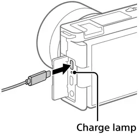 SONY ZV-E10 Interchangeable Lens Digital Camera - Charge lamp