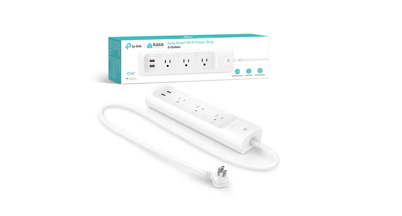 Tp-link Kp303 Kasa 3-outlet Smart Wi-fi Power Strip User Guide
