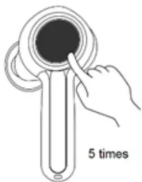 BLAUPUNKT BTW-Pro True Wireless Bluetooth Earbud - 5 times