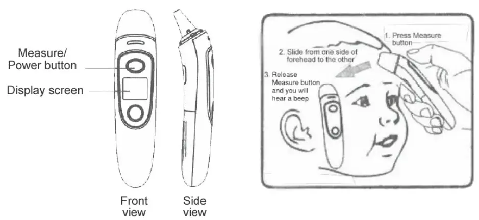 AGC Non-Contact Forehead Thermometer