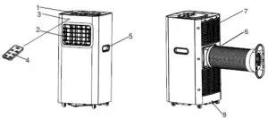 ADLER AD 7924 Portable Air Conditioner - PICTURE A