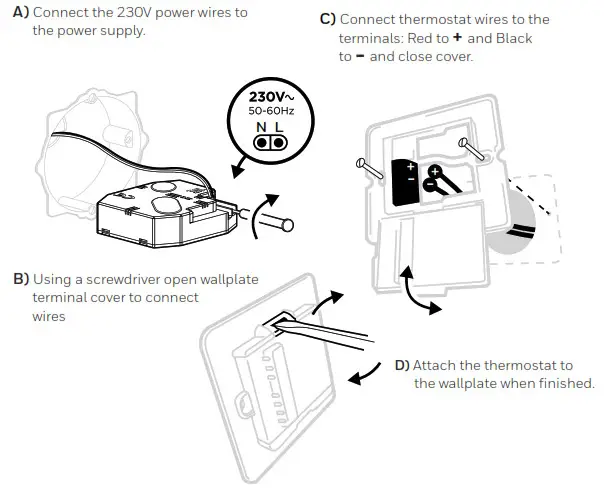 Honeywell Home Y6H920RW5031 T6R Smart Thermostat Wall Mount- Install