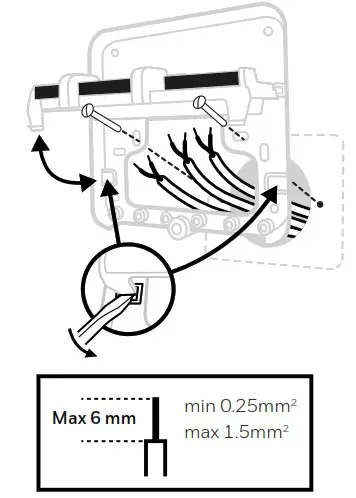 Honeywell Home Y6H920RW5031 T6R Smart Thermostat Wall Mount- Wall box