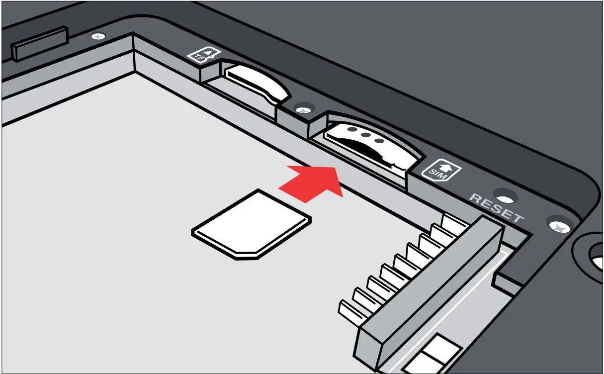 BRESSNER 12S Rugged Tablet - SIM card correctly
