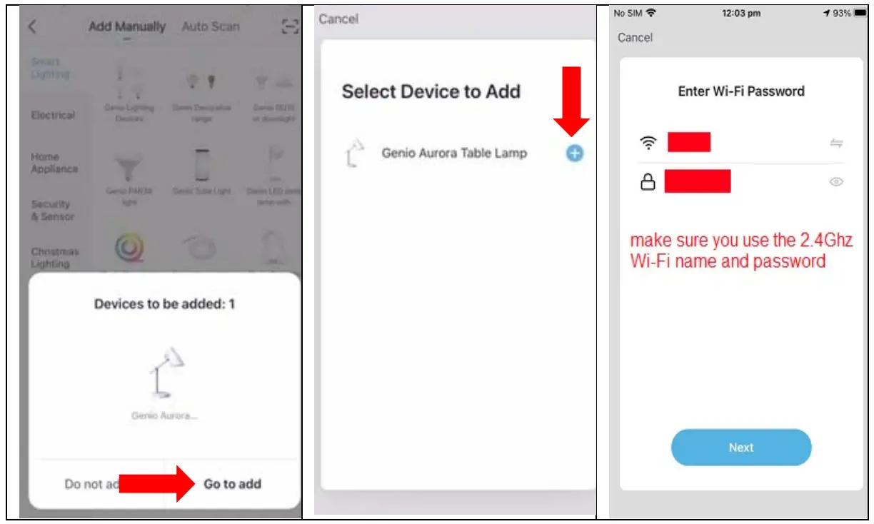 Aurora I003868 Desk Lamp with Wireless Charging - Mirabella genio APP