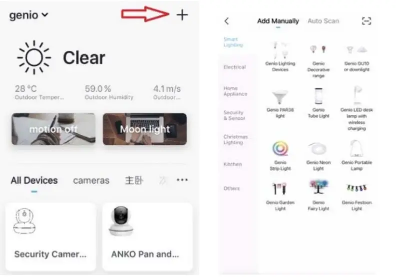 Aurora I003868 Desk Lamp with Wireless Charging - symbol