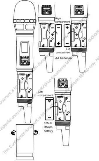 MiPRO ACT 800H UHF Digital Handheld Wireless Microphone - figure 2