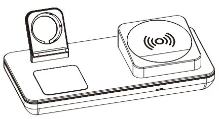 YFW Technology YFW-W002 3-In-1 Wireless Charging Stand