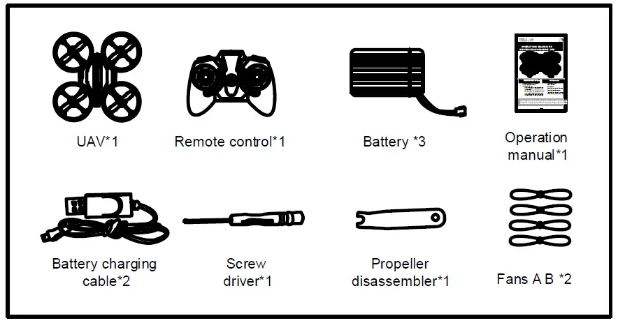 KIDSJOY H9 Diy Unloading Into Door Drone fig 2