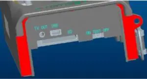 a close up of a computer