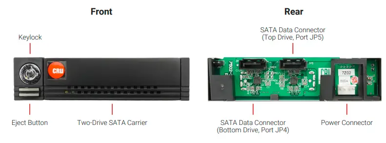 CRU 8510-6202-9500 DP25 SATA 6G Rugged and Reliable Removable Drive fig 1