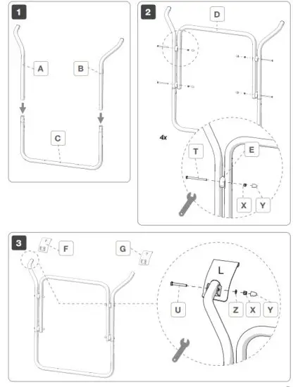 FIAMMA 02094B07A Carry-Bike Cycle Carrier Ford Transit Custom - fig 1