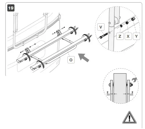 FIAMMA 02094B07A Carry-Bike Cycle Carrier Ford Transit Custom - fig 12