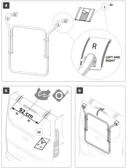 FIAMMA 02094B07A Carry-Bike Cycle Carrier Ford Transit Custom - fig 2