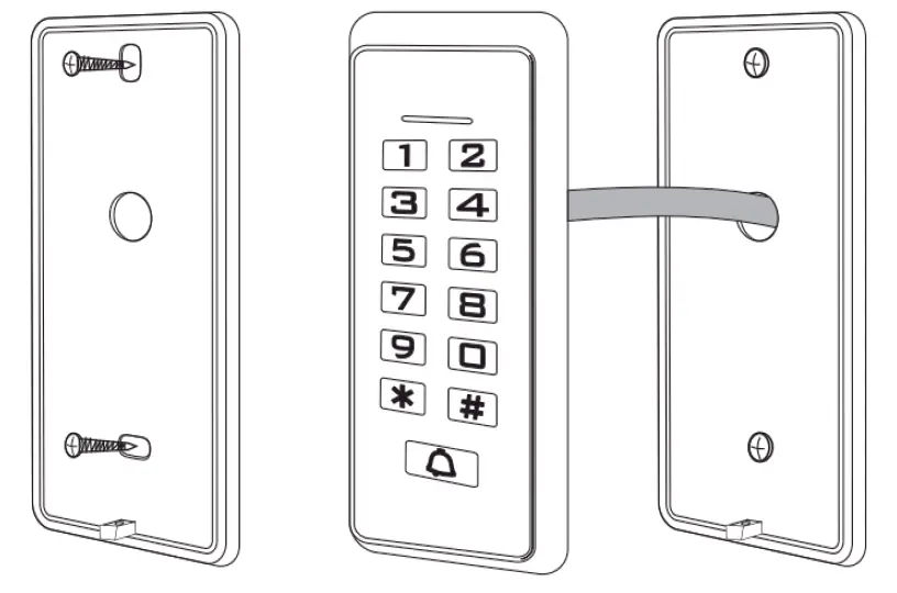 VISIONIS VIS-3008 Access Control Outdoor IP68 Waterproof Card Reader 1