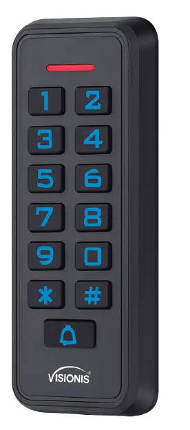 VISIONIS VIS-3008 Access Control Outdoor IP68 Waterproof Card Reader PRO
