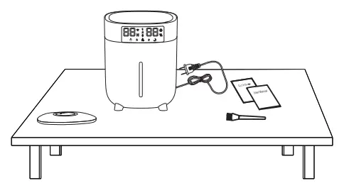 Shenzhen Kensonic Intelligent Technology WB-JS2101 Smart Ultrasonice Humidifier LED - filling water 2