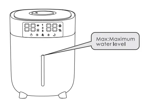 Shenzhen Kensonic Intelligent Technology WB-JS2101 Smart Ultrasonice Humidifier LED - filling water 4