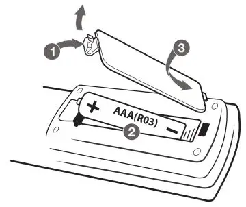 LG Streaming Blu-ray Disc DVD Player - Replacement of battery