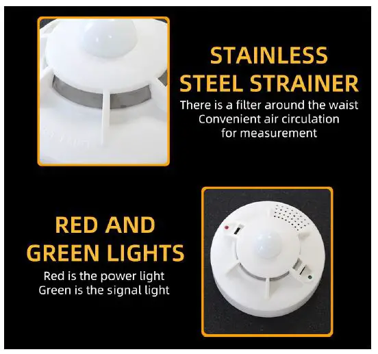 KLHA -KM75B90 5- Ceiling Type -Temperature and -Humidity Light- Carbon -Dioxide- Noise -Integrated -Sensor -FIG 2