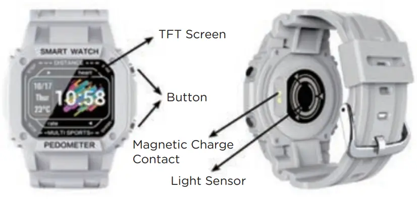 CACTUS CAC 136 Nexus Kids and Teens Smartwatch -