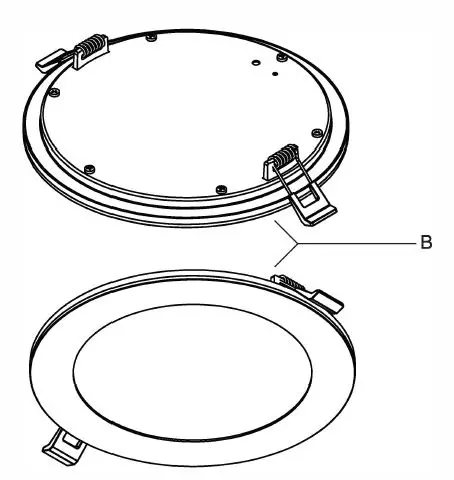 FEIT ELECTRIC LEDR6XT LED Smart Canless Retrofit Recessed Downlight Kit fig 1