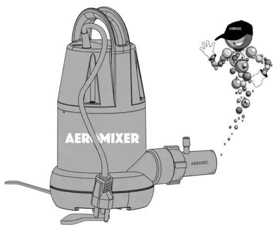 AEROMIXER AERO20 100 Mix + Aerate with One Pump