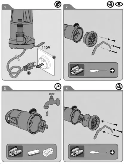 AEROMIXER AERO20 100 Mix + Aerate with One Pump - Cleaning