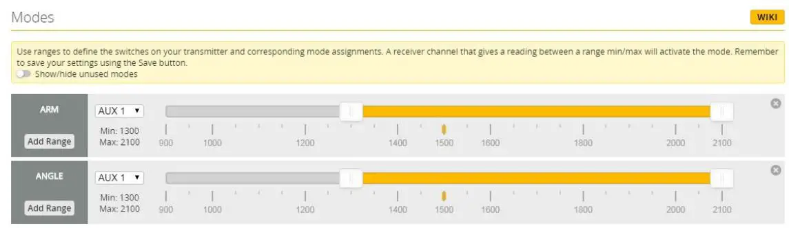 HGLRC Veyron3 FPV Racing Drone User Manual - Set up the function of remote control switch across the mode