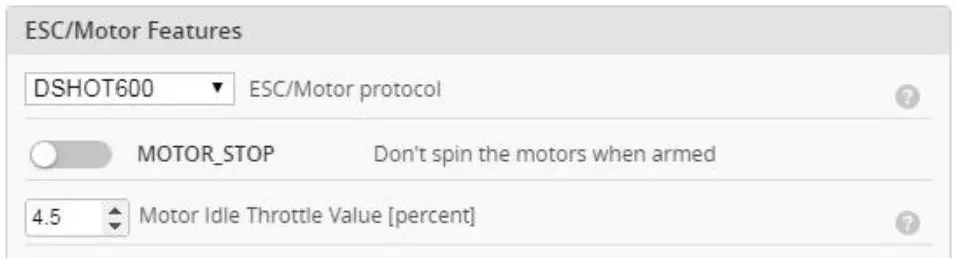 HGLRC Veyron3 FPV Racing Drone User Manual - Choose ESC protocol