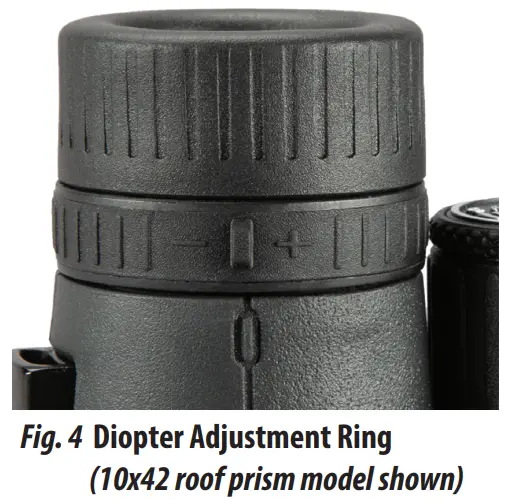FOCUS AND DIOPTER ADJUSTMENT