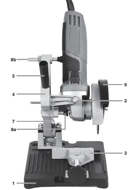 Einhell TS 115 Cutting Stand for Angle Grinder 01