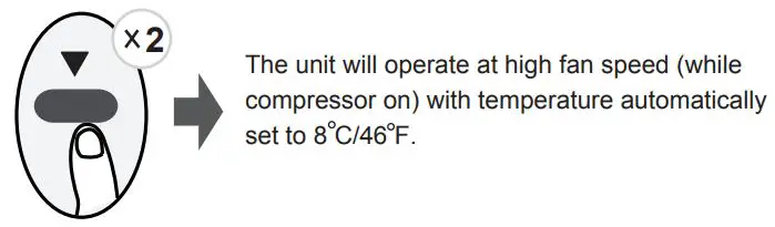 Midea U 1.0hp Window Type Inverter User Manual - FP function
