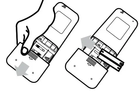 Midea U 1.0hp Window Type Inverter User Manual - Inserting and Replacing Batteries