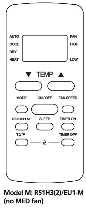 Midea U 1.0hp Window Type Inverter User Manual - Model M