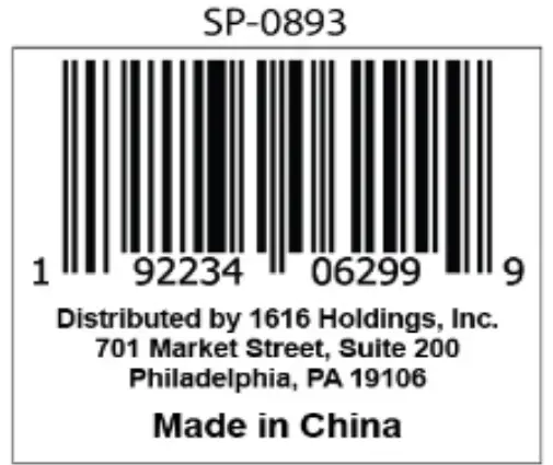 Zeeva SP-0893 Bassjaxx wireless speaker - bar code