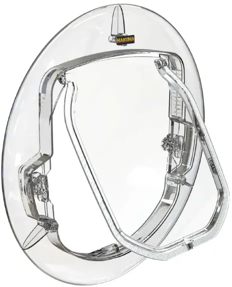 HAKUNA PETS 1158 Small Ultra Clear Pet Door Installation-fig1