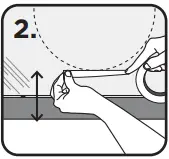 HAKUNA PETS 1158 Small Ultra Clear Pet Door Installation-fig3