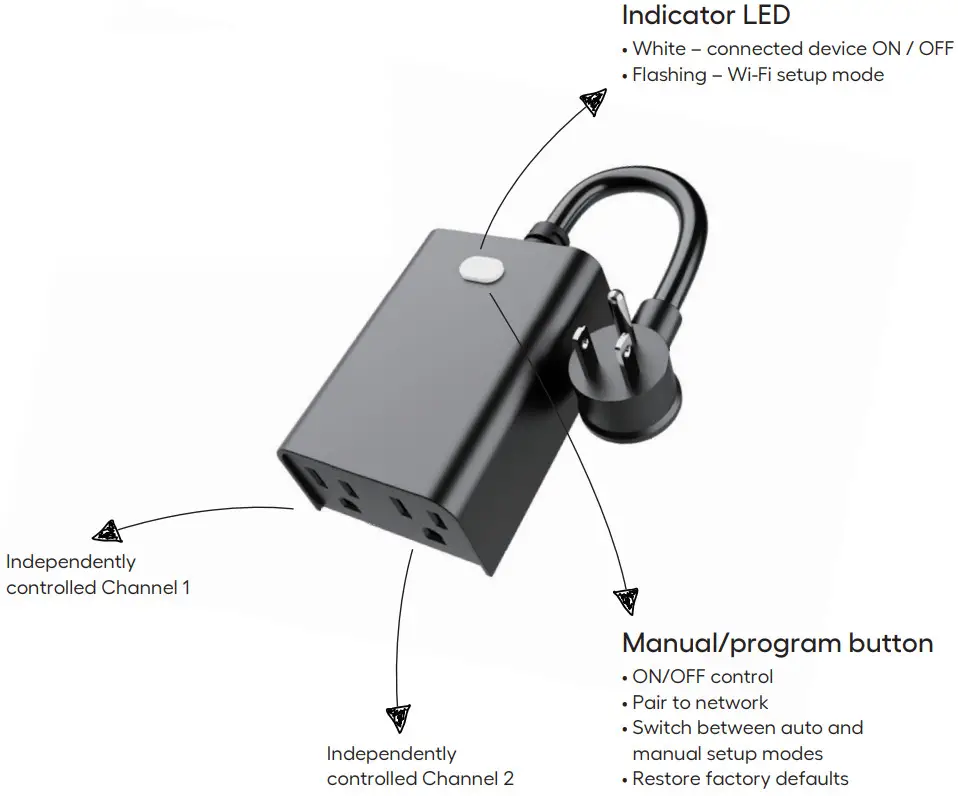 Minoston MP24W Wi Fi Outdoor Plug - Overview