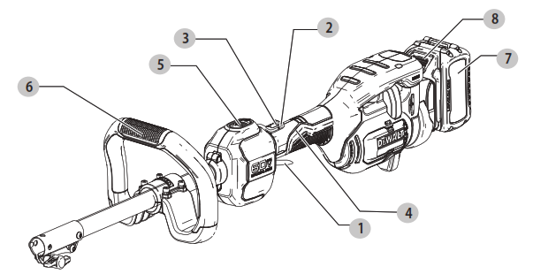 DEWALT String Trimmer - diagram