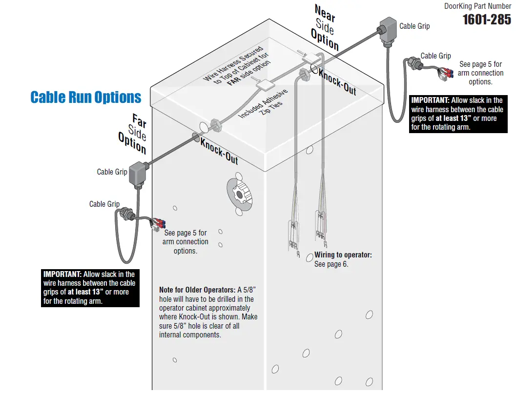 DOOR KING 1601-285 Arm Breakaway Kit fig 5
