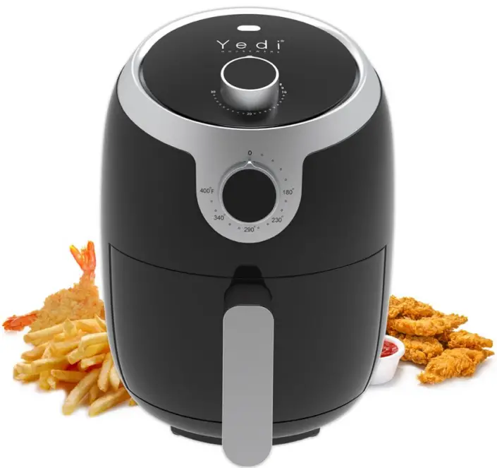 Yedi HOUSEWARE GV030 Mini 2 Quart Air Fryer